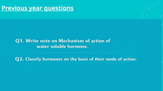 endocrinology . mechanism of hormone action cheshtha.pptx
