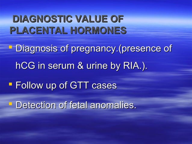 Endocrinology in pregnancy i | PPT