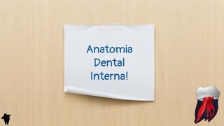 Anatomia
Dental
Interna!
 