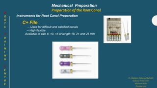 Endodontic canal preparation | PPTX