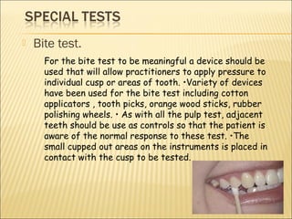 Endodontic diagnosis. lect1- 5th stage students-Dental collage ...