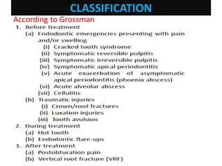 CLASSIFICATION
According to Grossman
 