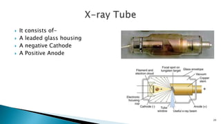  It consists of-
 A leaded glass housing
 A negative Cathode
 A Positive Anode
20
 