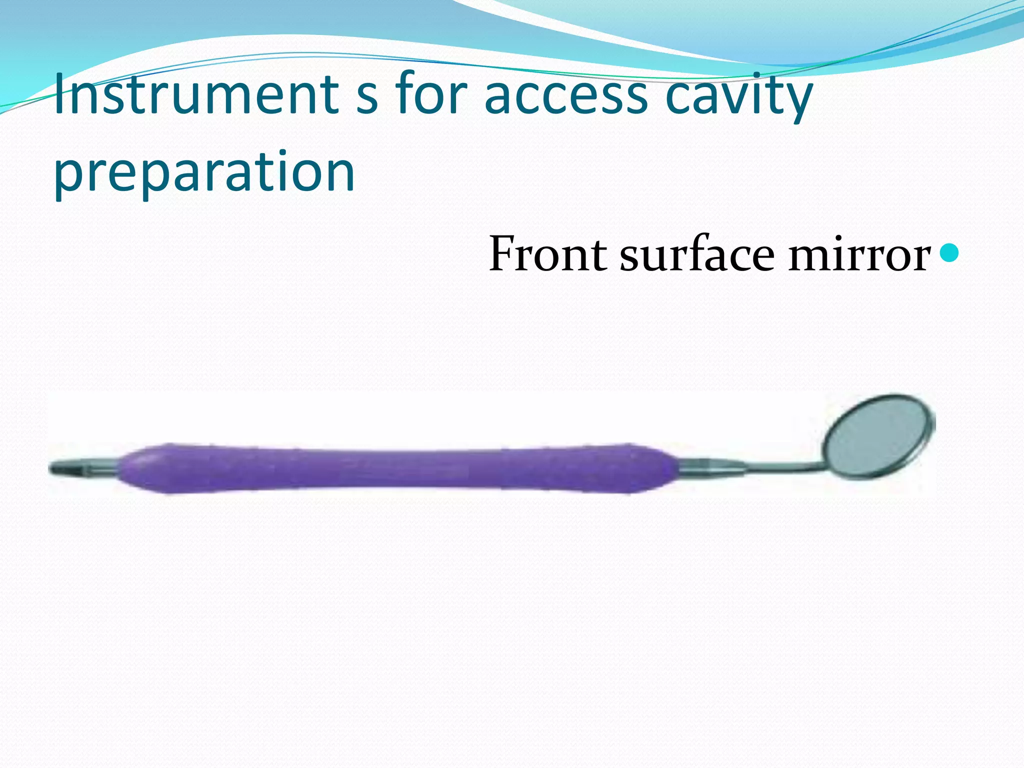 Endodontic instruments