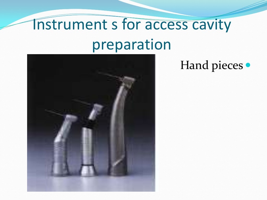 Endodontic instruments