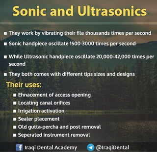 Basic Endodontic Instruments Presentation | PDF