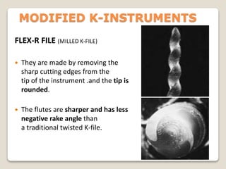 Endodontic instruments | PPTX