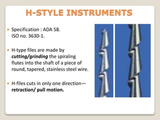 Endodontic instruments | PPTX