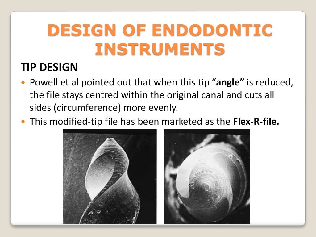 Endodontic instruments