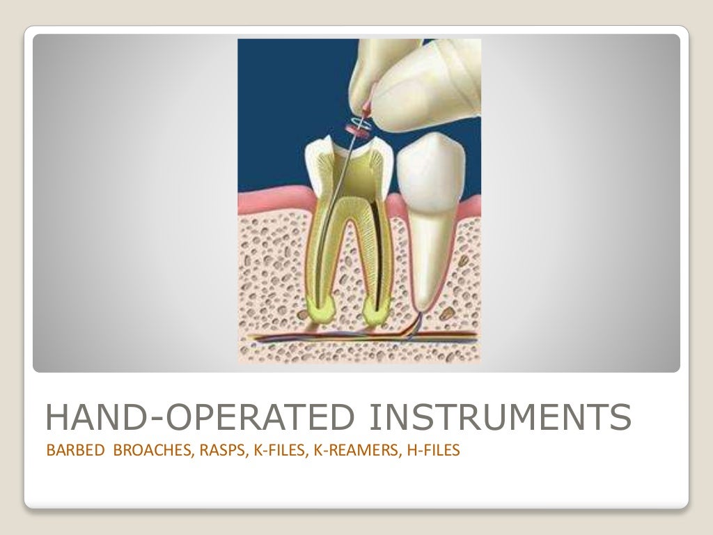 Endodontic instruments