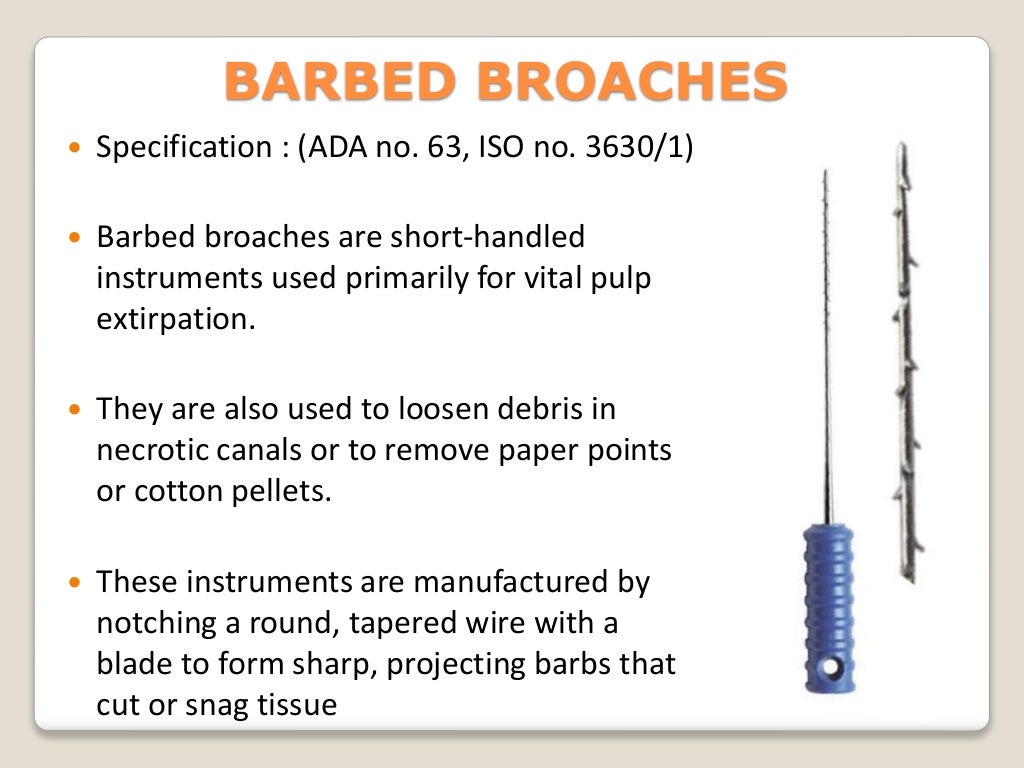 Endodontic instruments