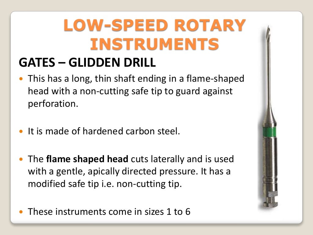 Endodontic instruments