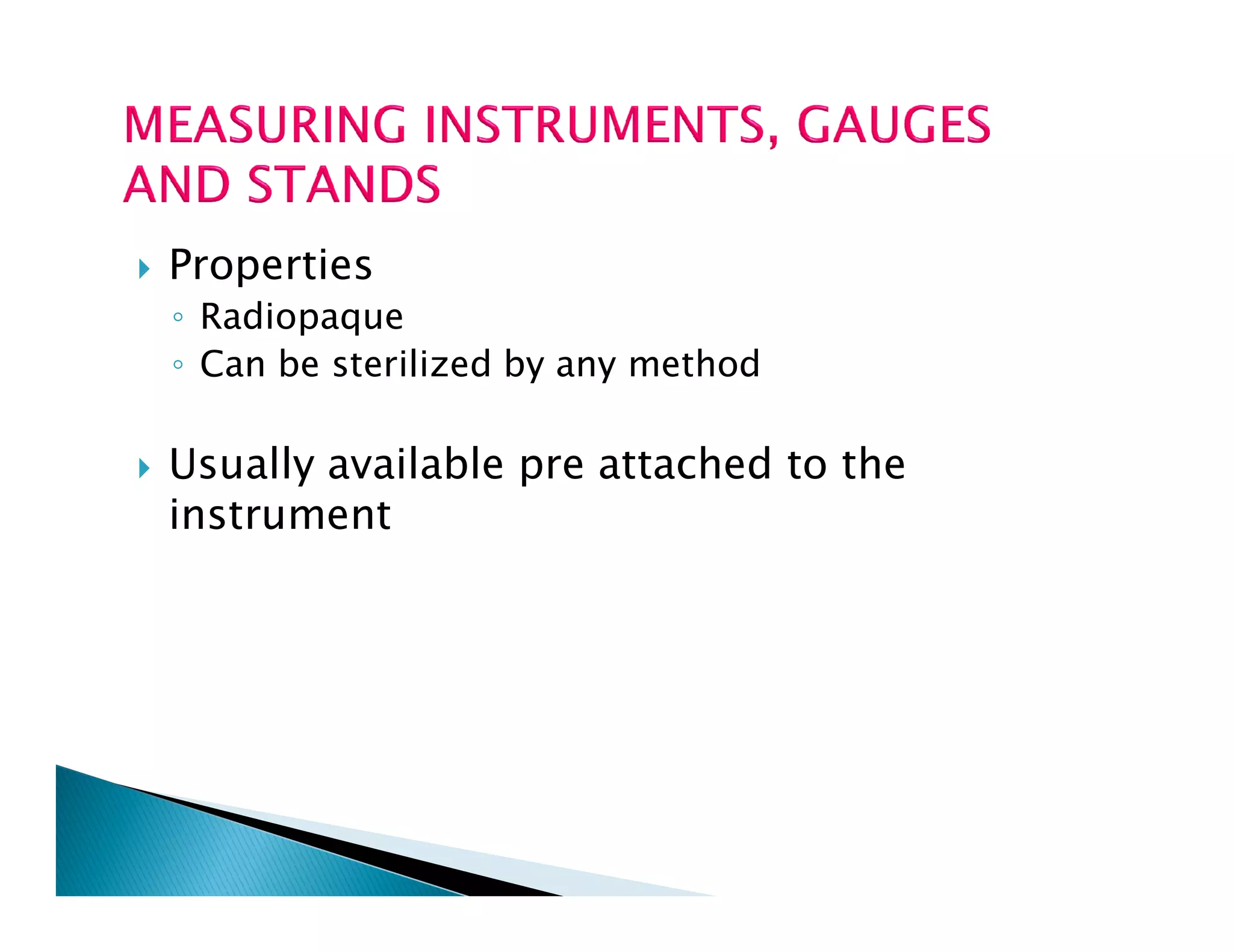 Endodontic instruments