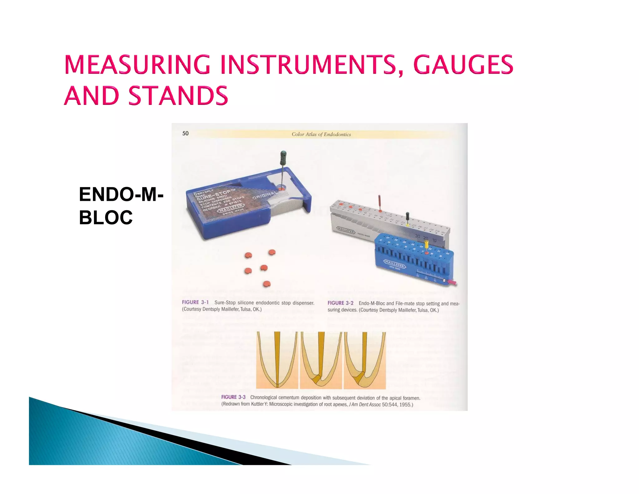 Endodontic instruments