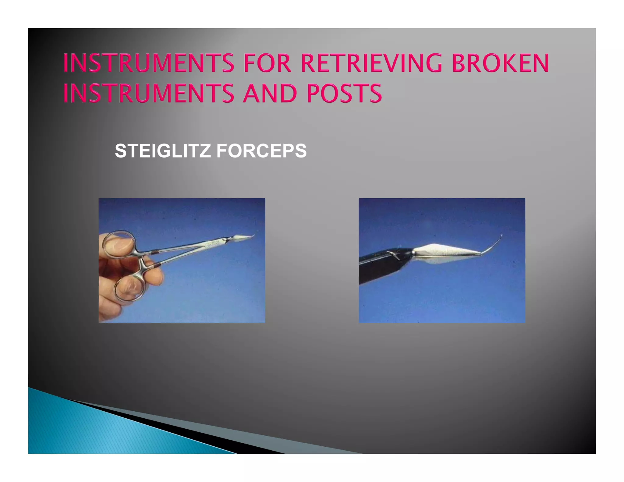 Endodontic instruments