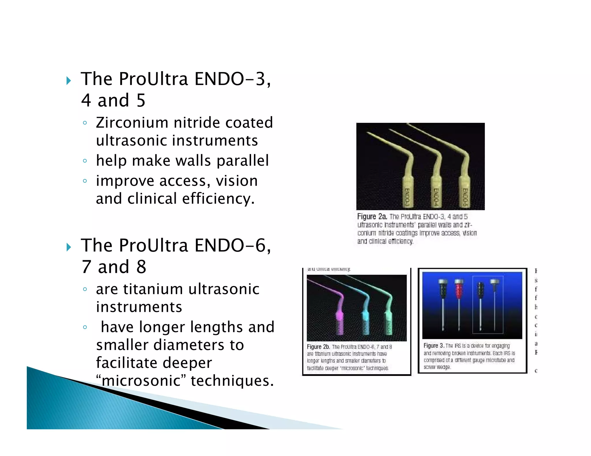 Endodontic instruments