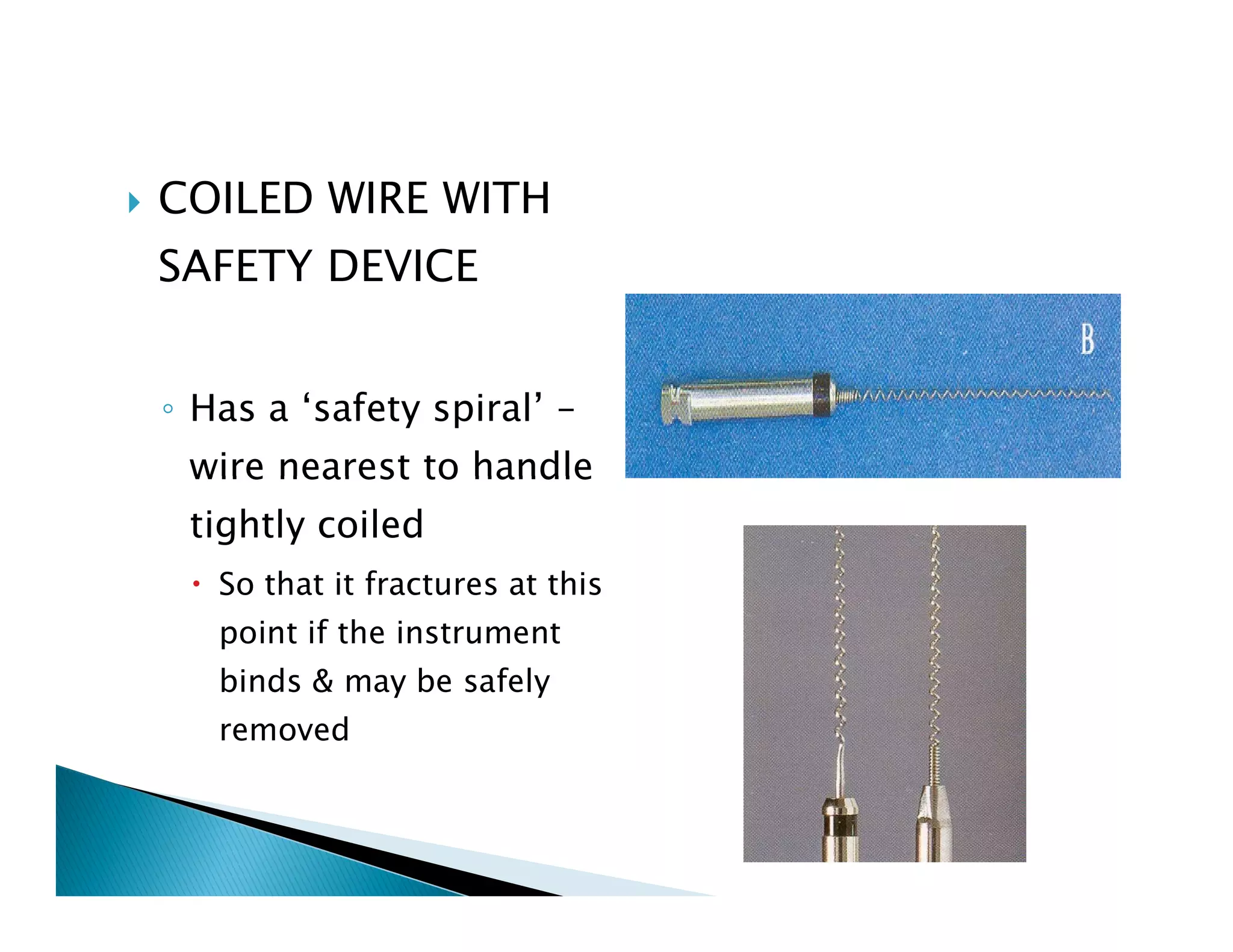 Endodontic instruments