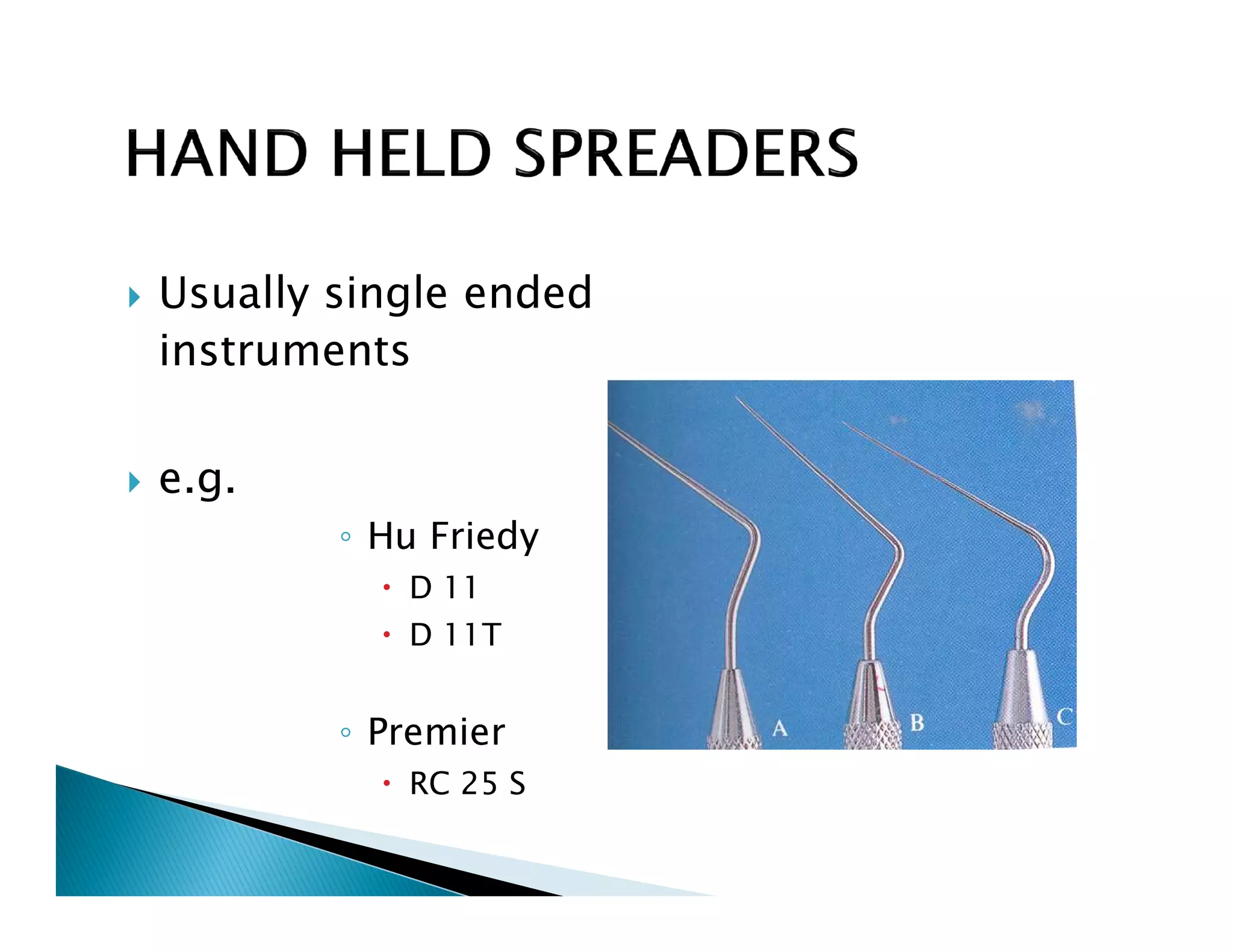 Endodontic instruments