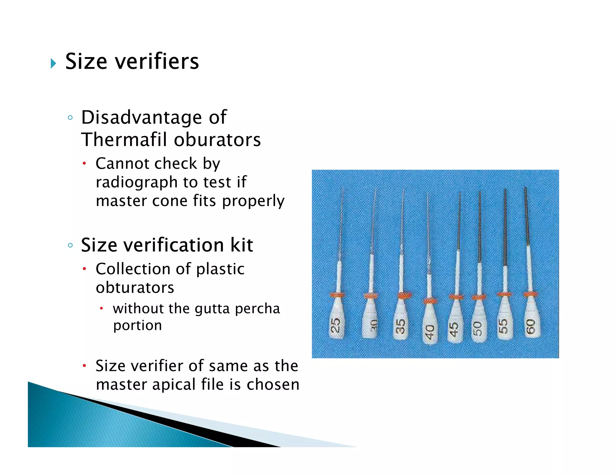 Endodontic instruments
