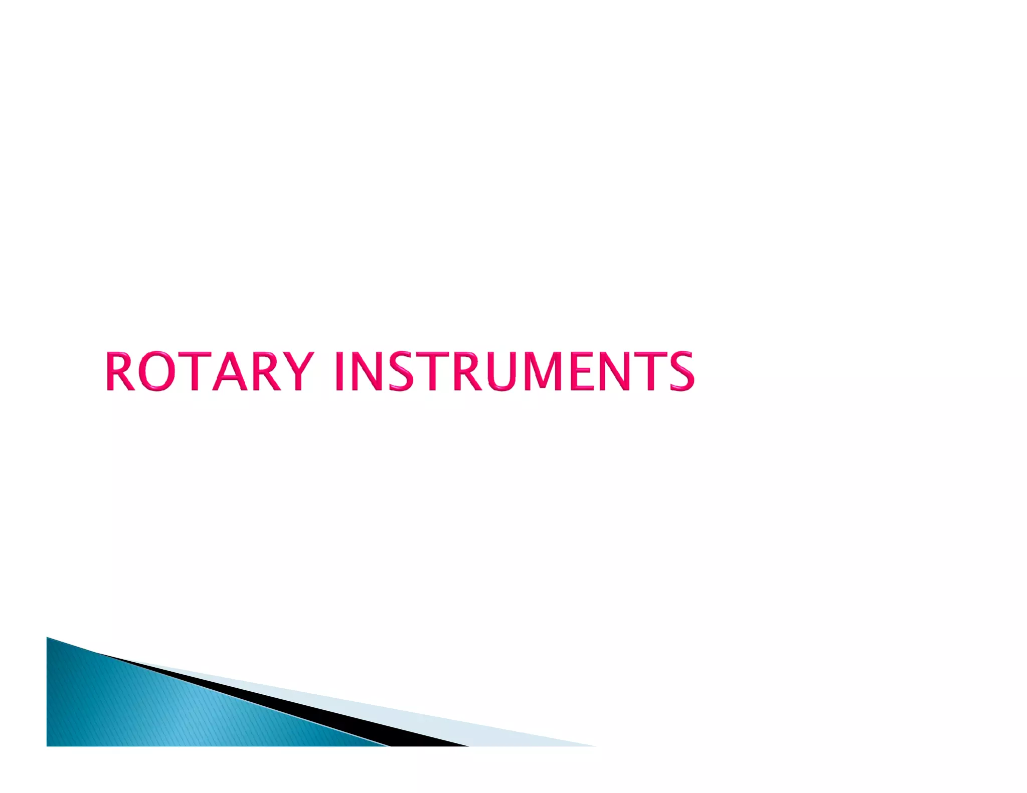 Endodontic instruments