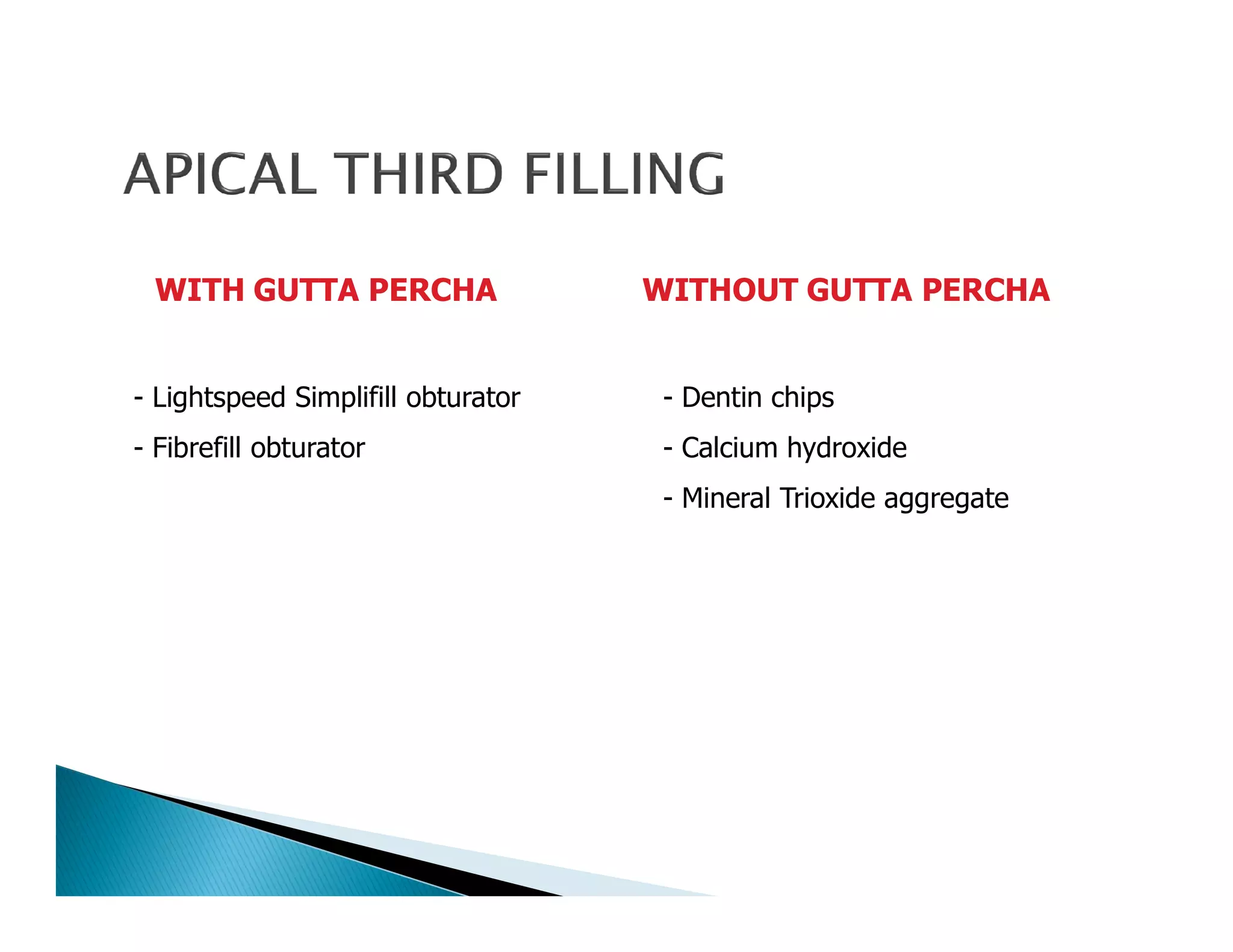 Endodontic instruments