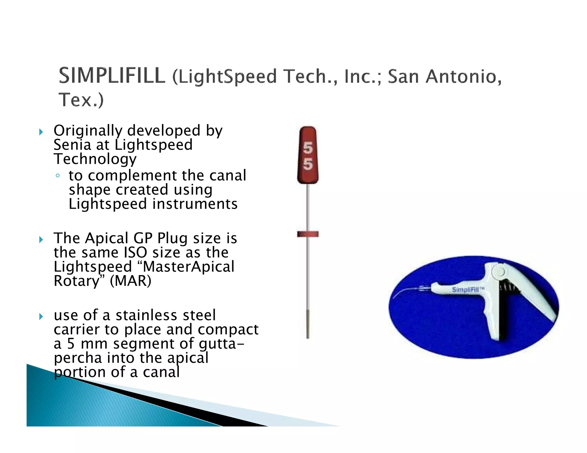 Endodontic instruments