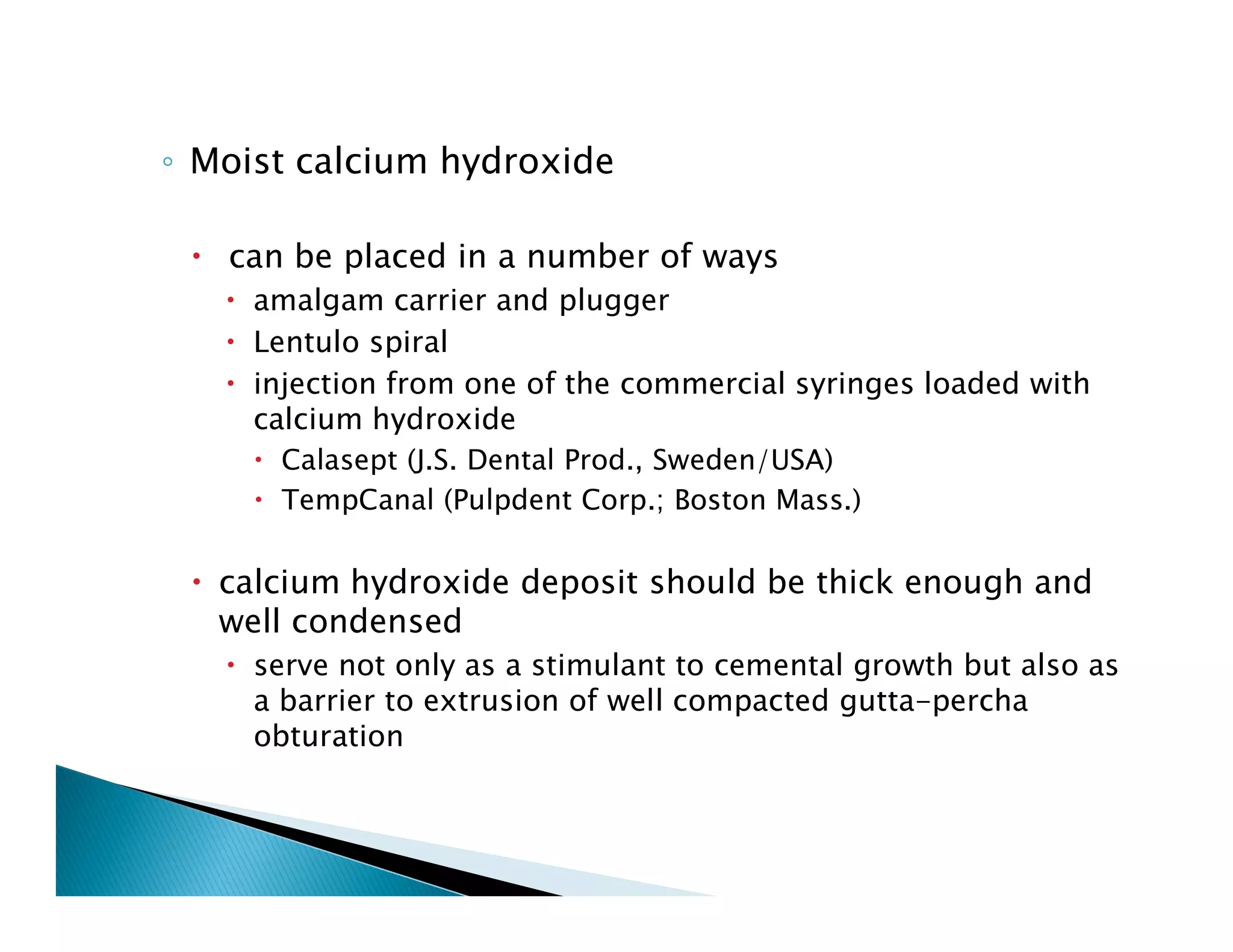 Endodontic instruments