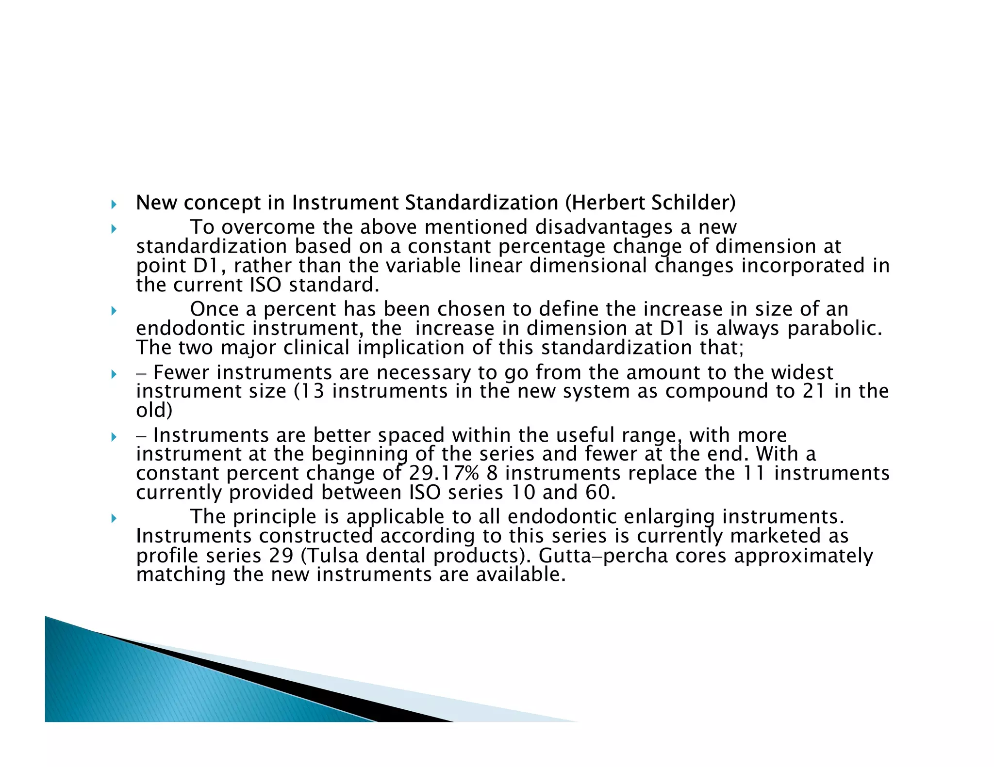 Endodontic instruments