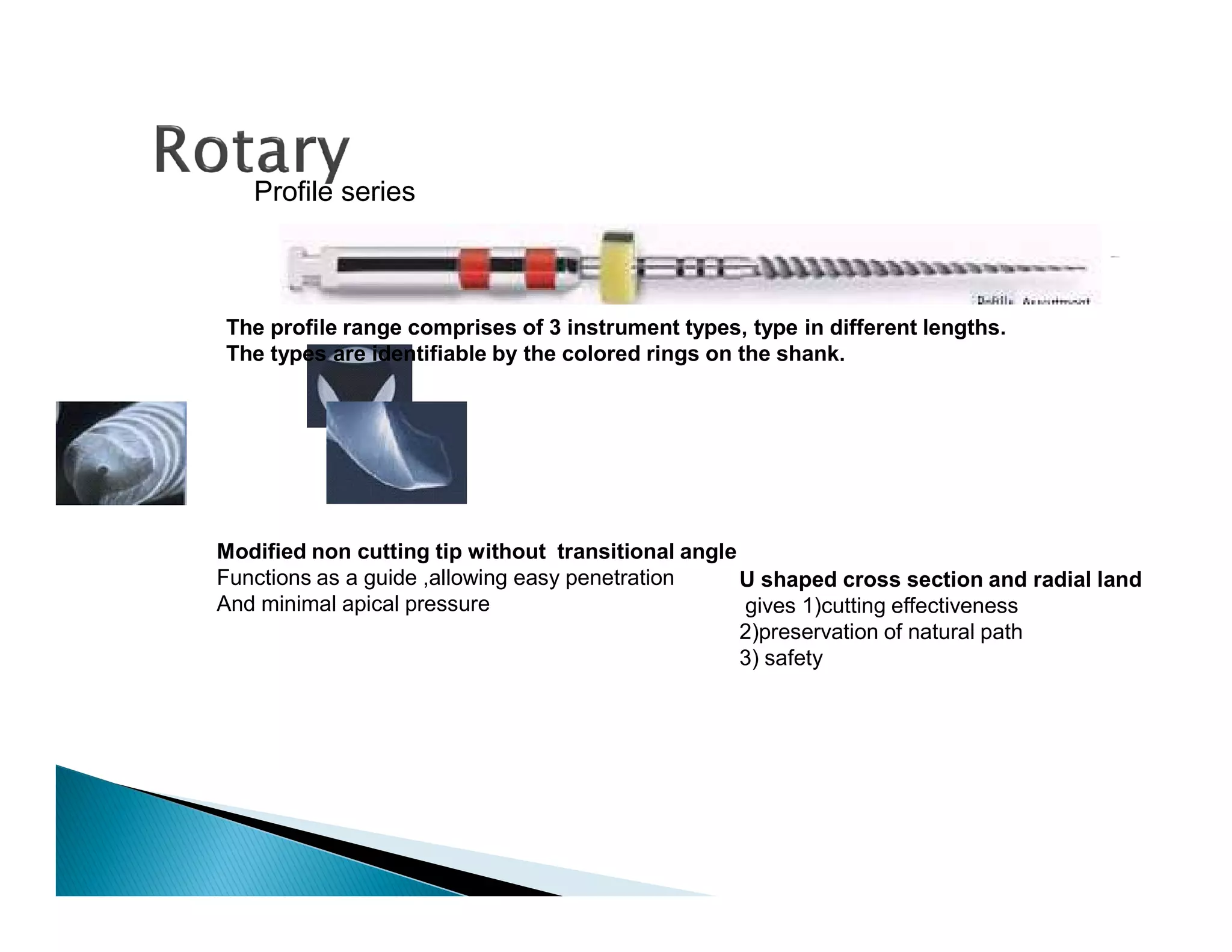 Endodontic instruments