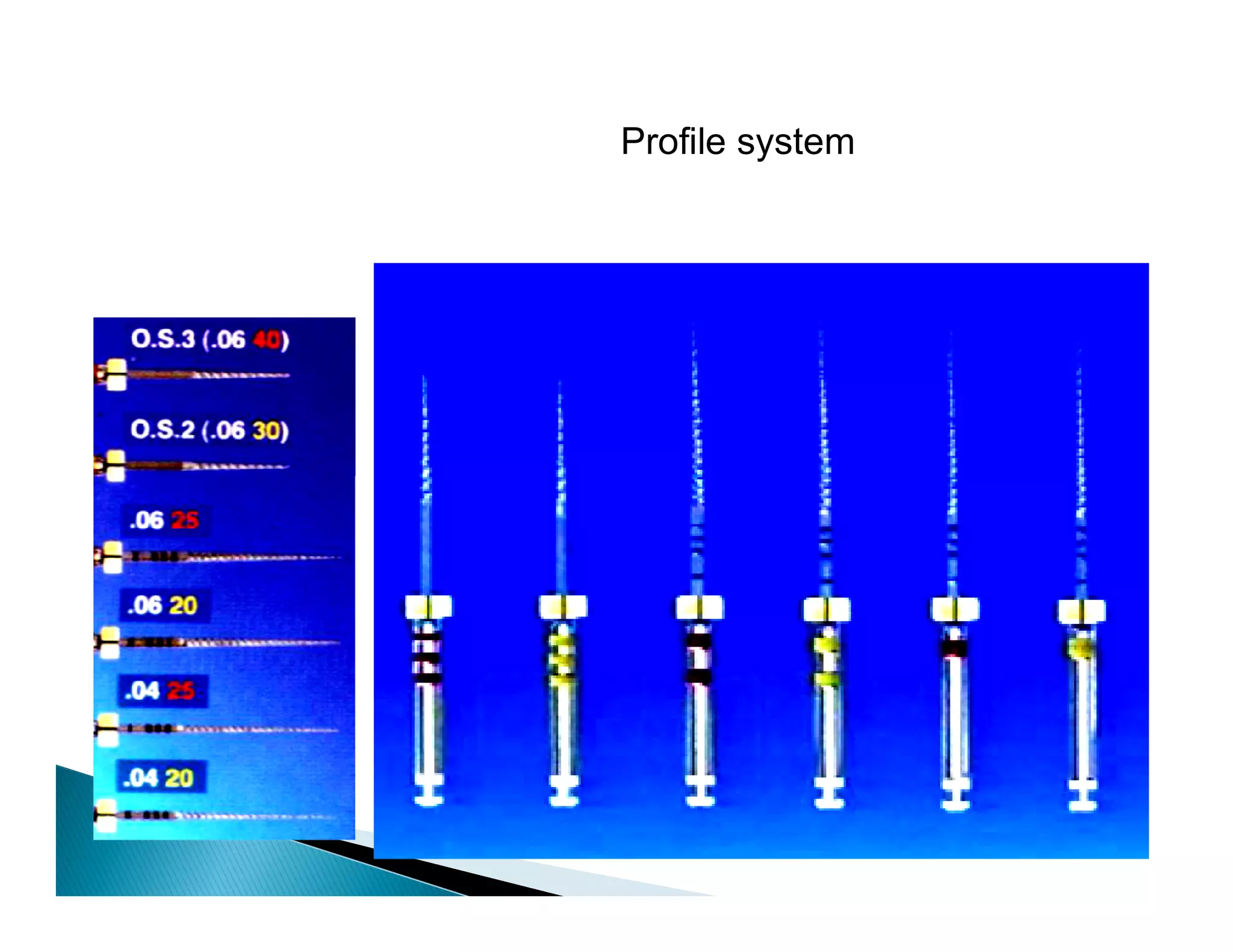 Endodontic instruments