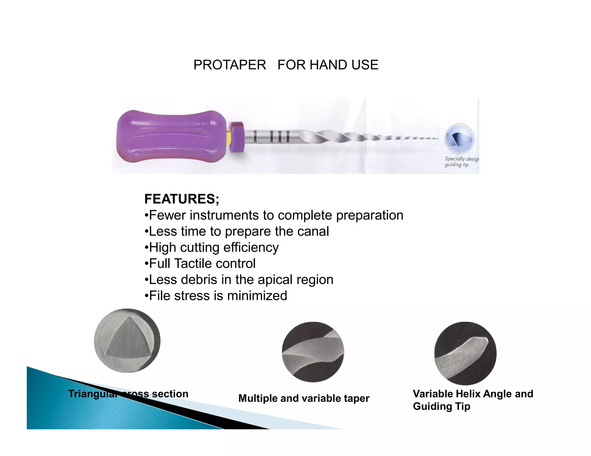 Endodontic instruments