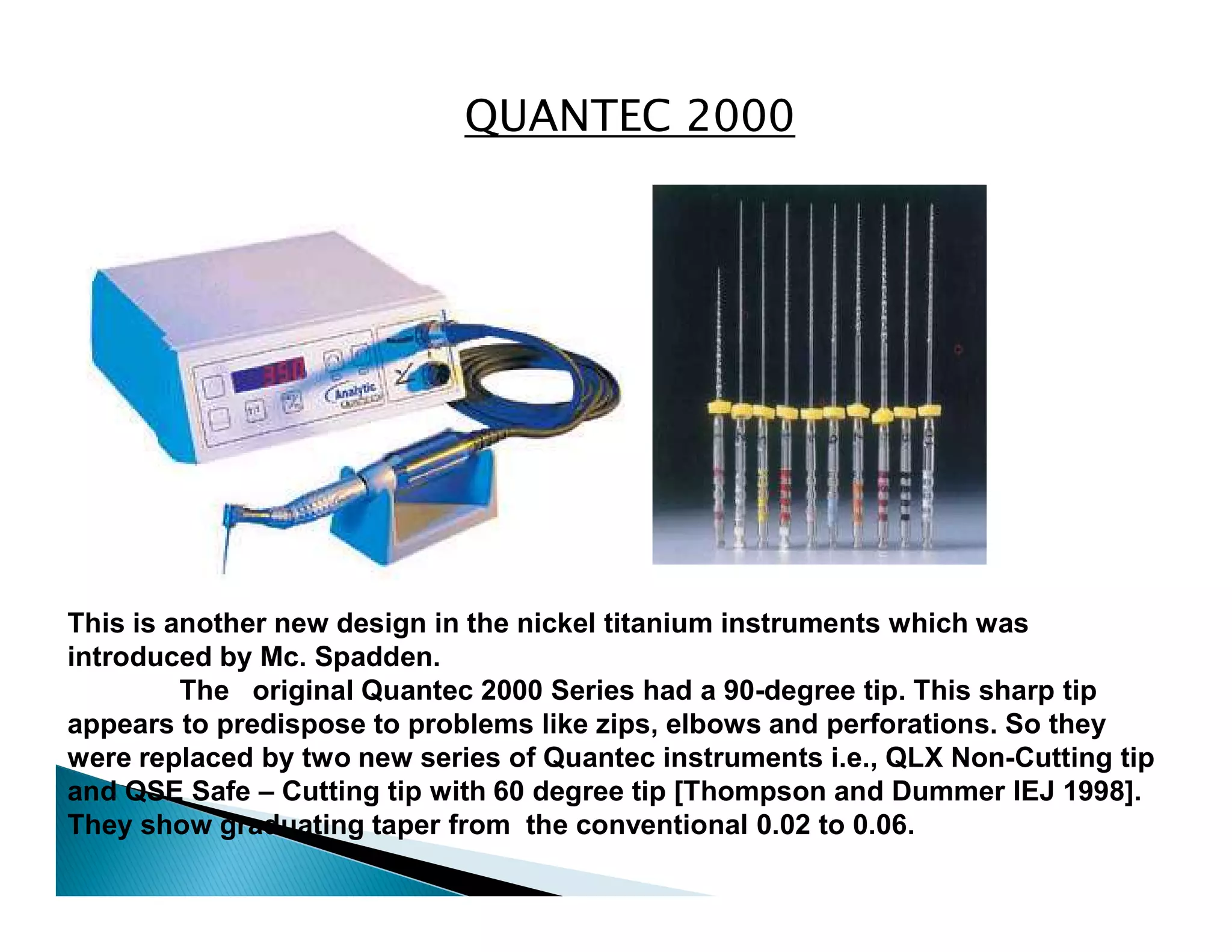 Endodontic instruments