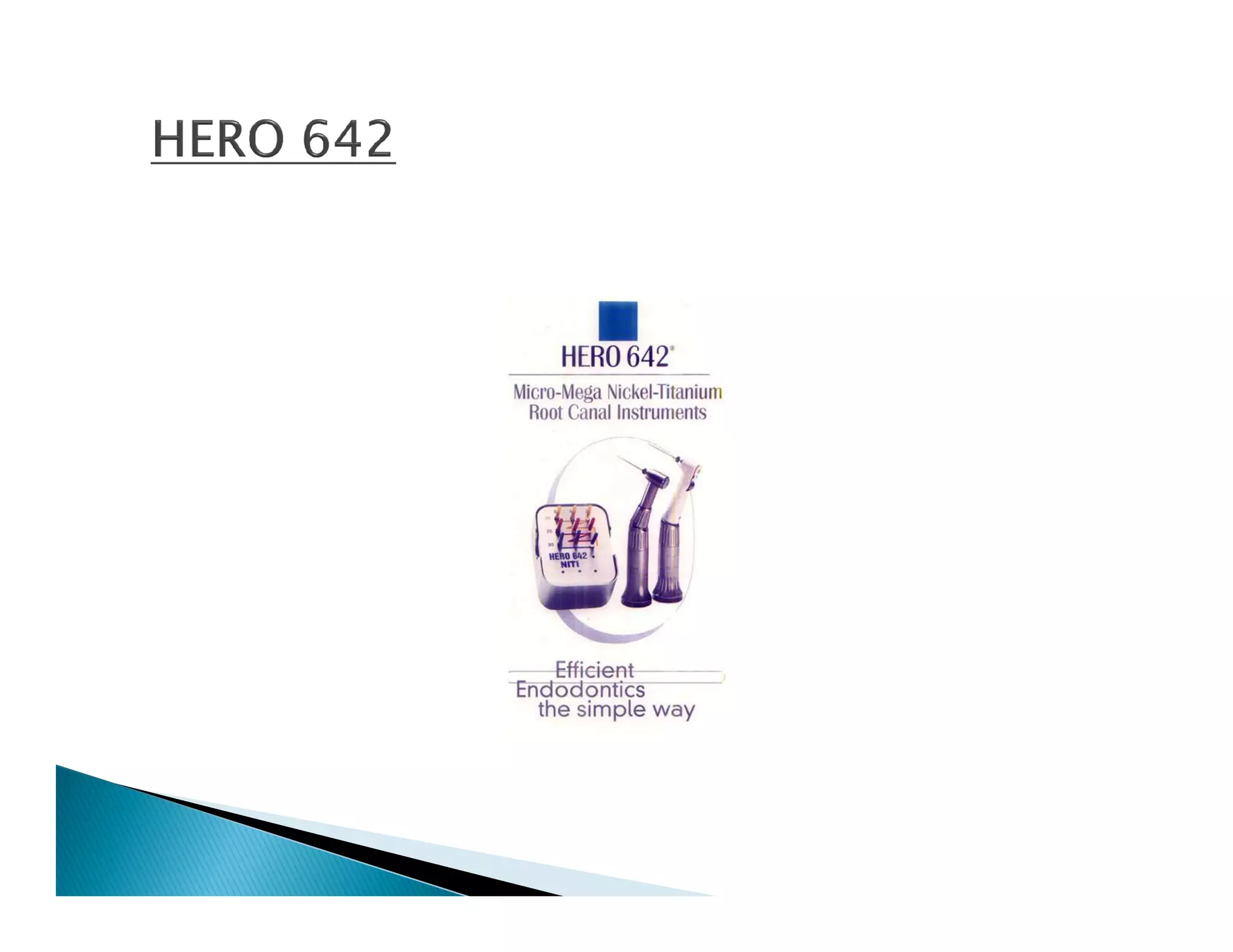 Endodontic instruments