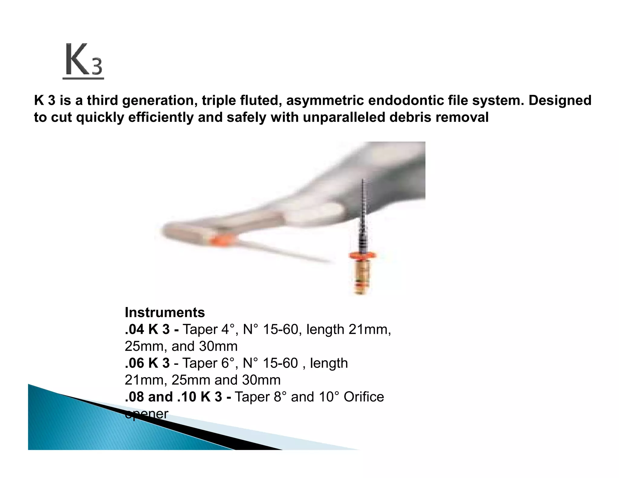 Endodontic instruments