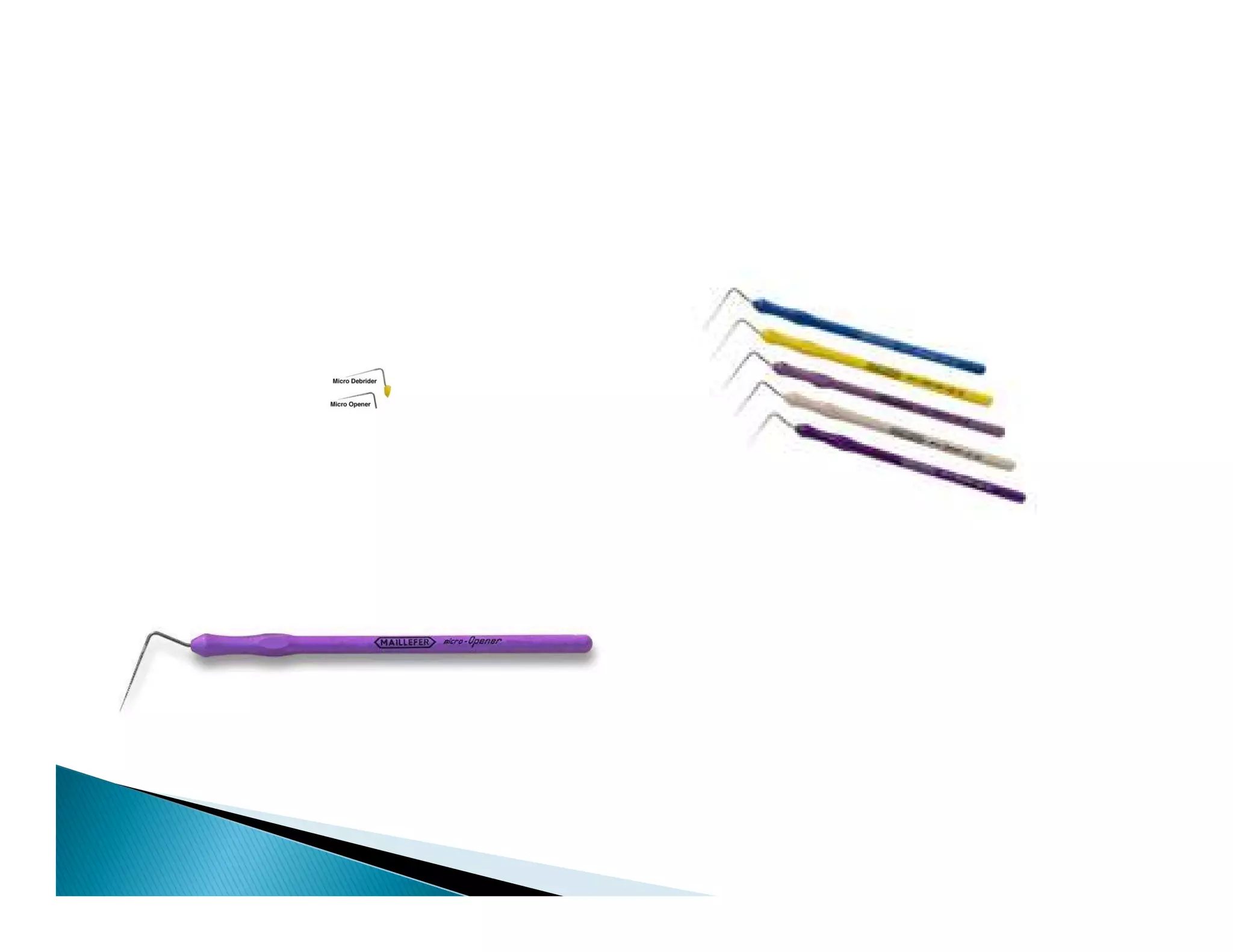 Endodontic instruments