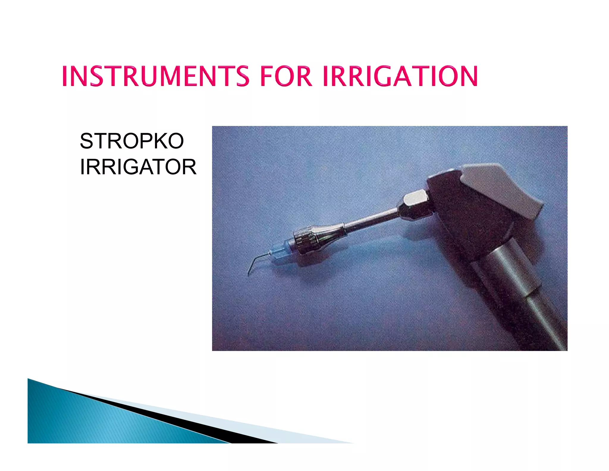 Endodontic instruments