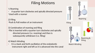 Filing Instrument Endodontic instruments.pptx endodontic instruments | PPTX