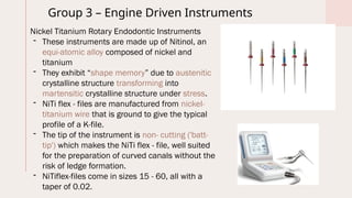 Endodontic instruments.pptx endodontic instruments | PPTX