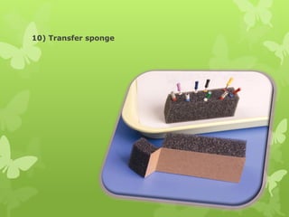 10) Transfer sponge
 