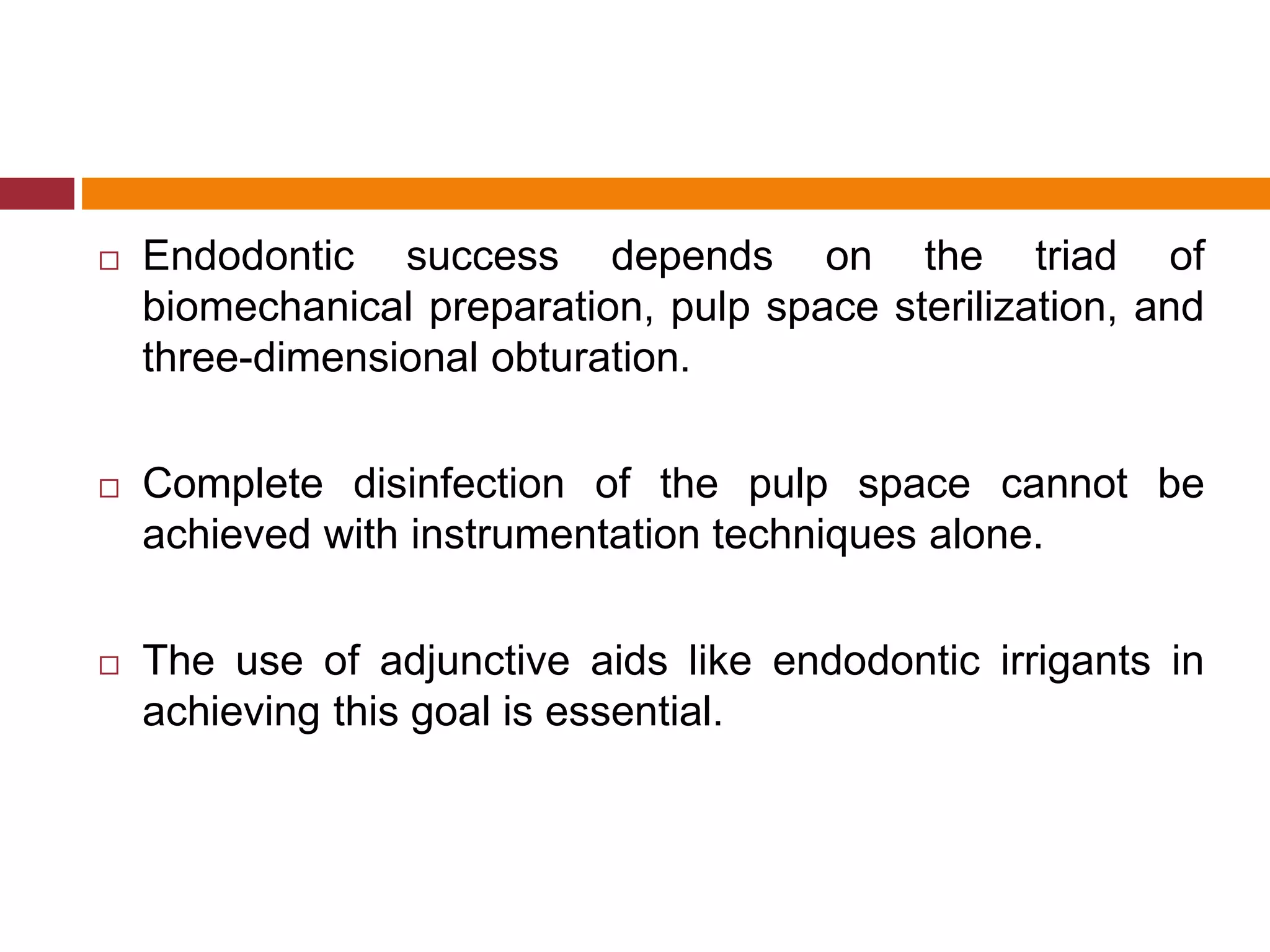 Endodontic irrigants | PPTX