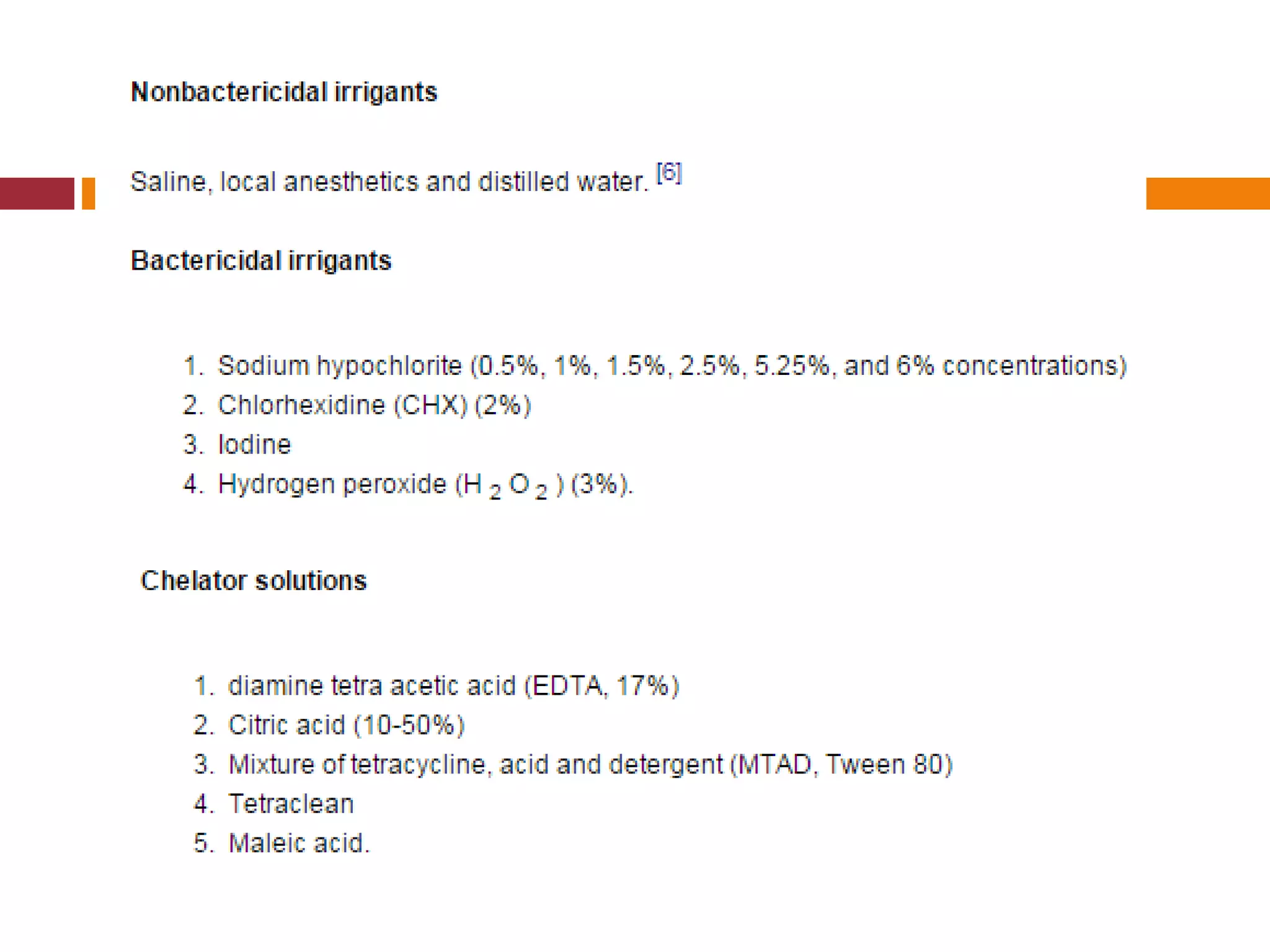 Endodontic irrigants | PPTX