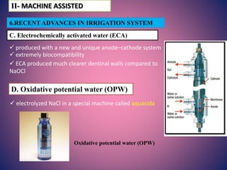 C. Electrochemically activated water (ECA)
 produced with a new and unique anode–cathode system
 extremely biocompatibil...