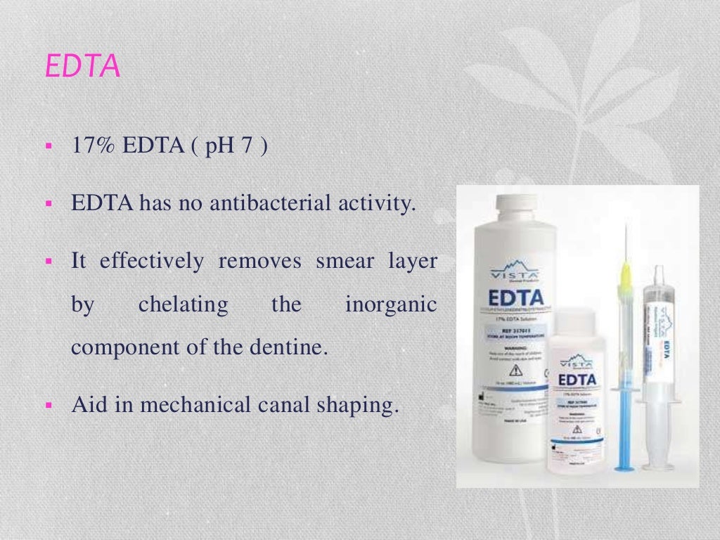 Endodontic irrigation
