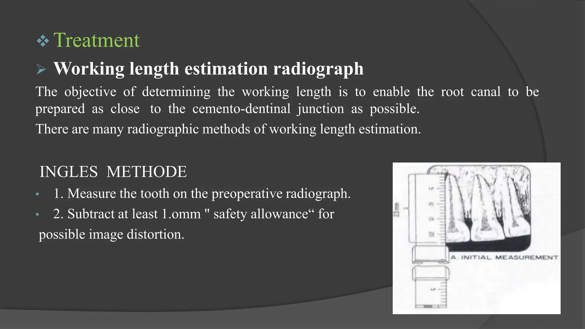 Endodontic radiography.................. | PPTX