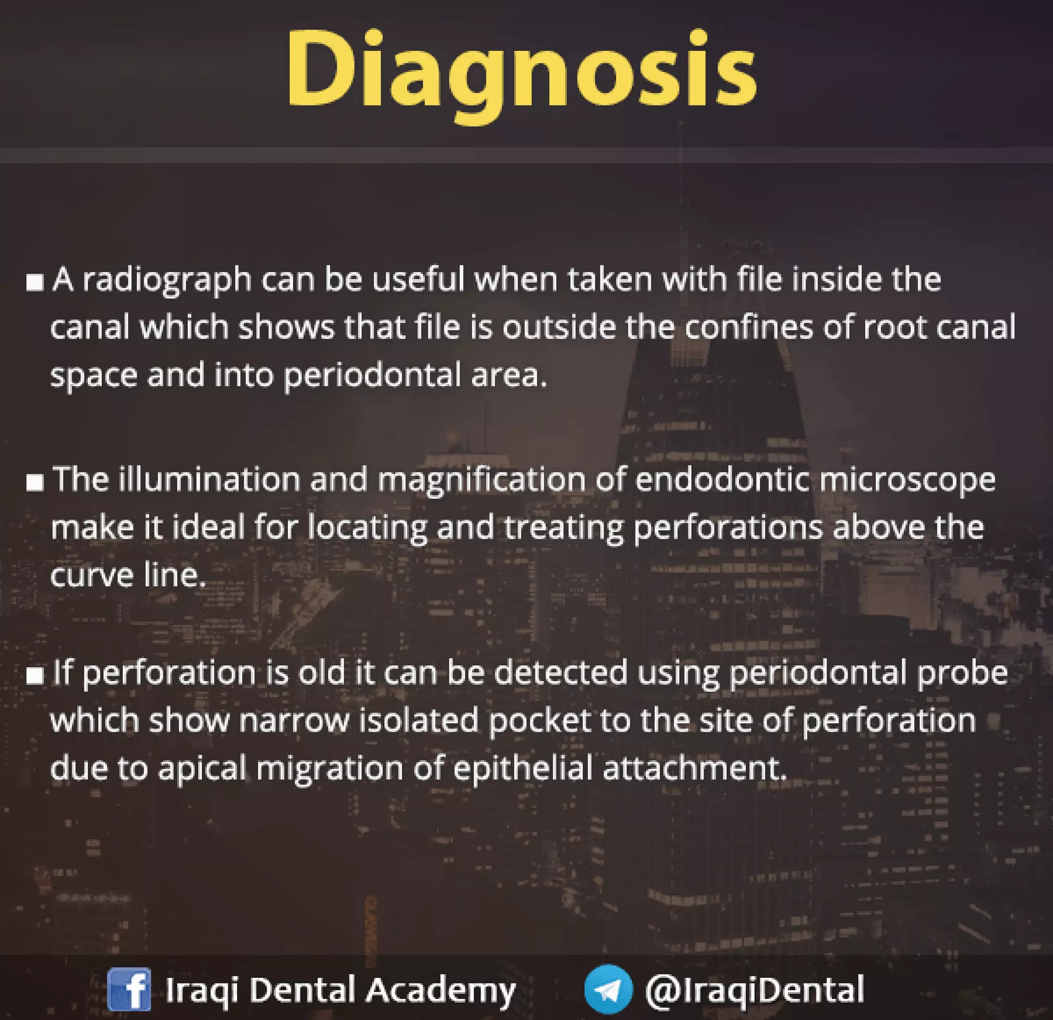 Endodontic Root Perforation: Causes, Identification, and Management Presentation