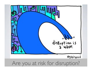 Are you at risk for disruption?
	


 