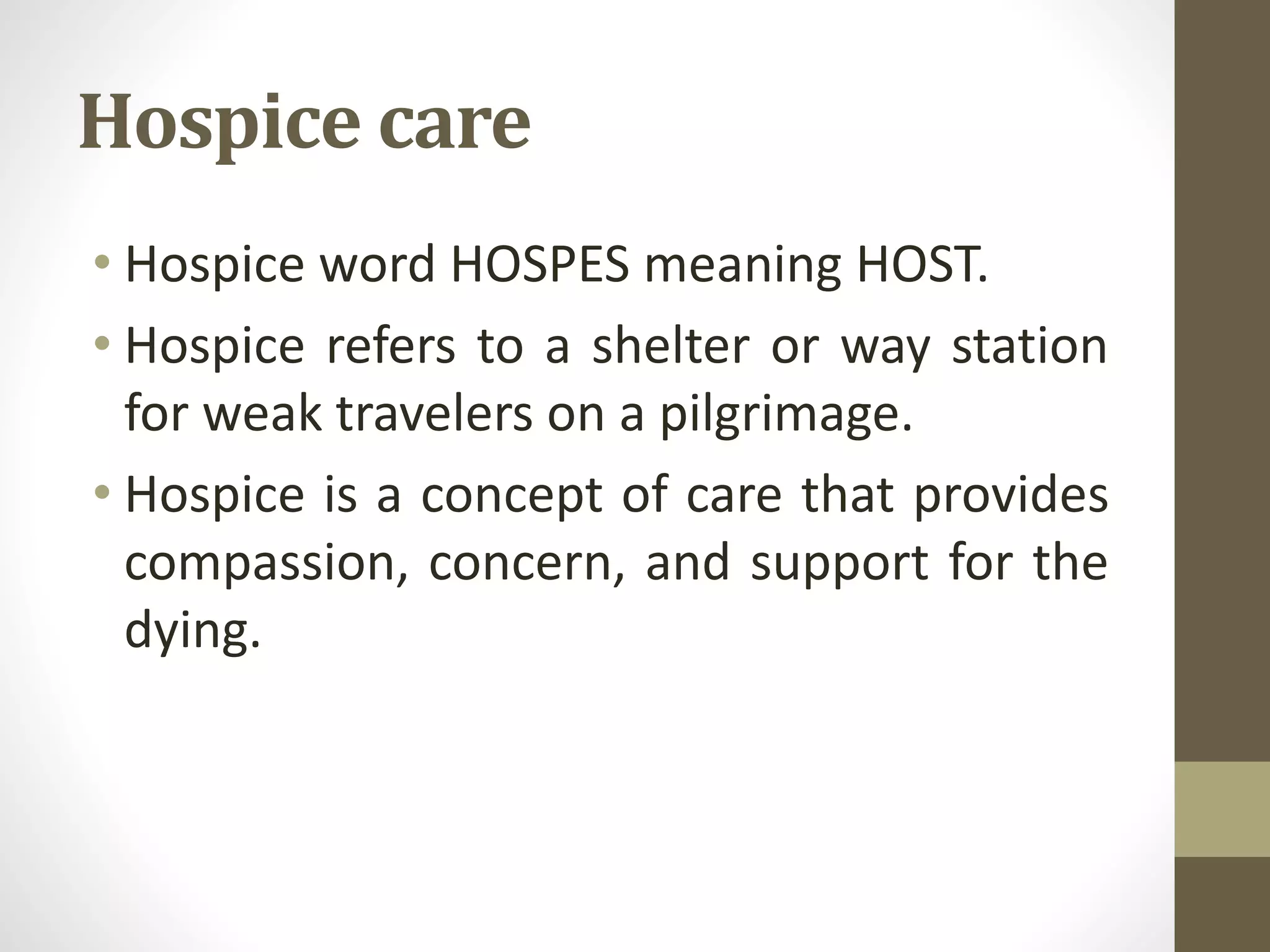 End of life care | PPTX