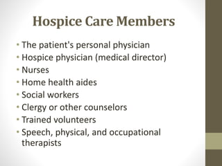 End of life care | PPTX