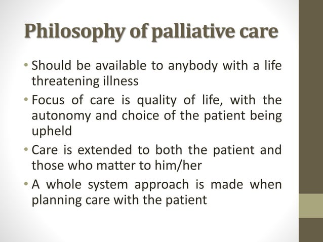 End of life care | PPTX