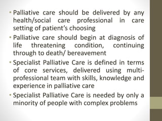 End of life care | PPTX